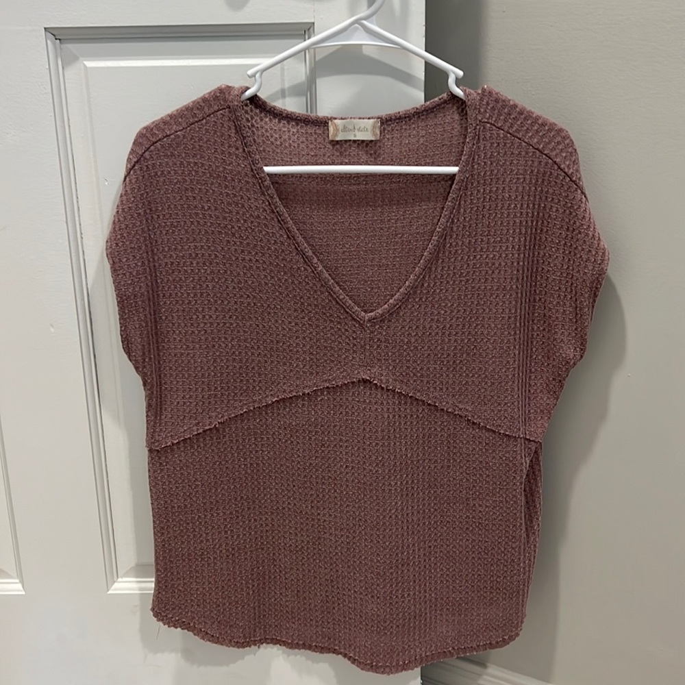 Muave Altard state color top. Very cute size s